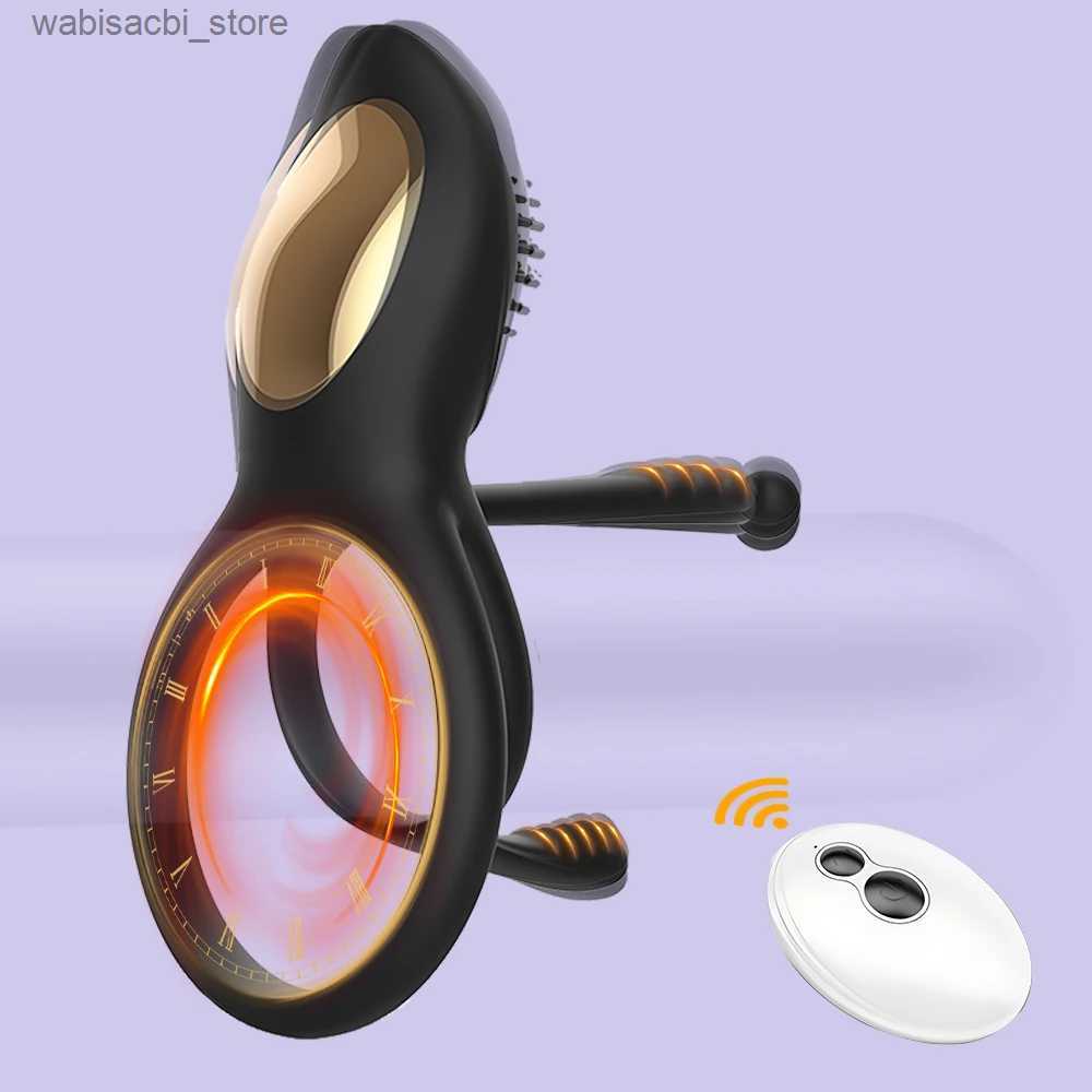 Other Health Beauty Items Remote Control Male Penis Vibrator Dick Training Vibrating Cock Ring Delayed Ejaculation Exercises Masturbation Clitora-image-963176887