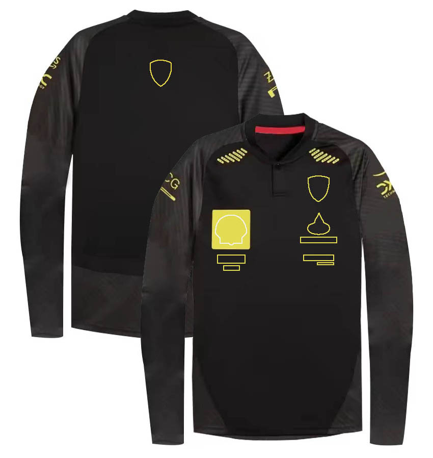 2024 F1 Racing Special Edition T-shirt Formule 1 Équipe Driver Tribute T-shirt Racing Brand Sports Crew Nou Long Manched Jersey