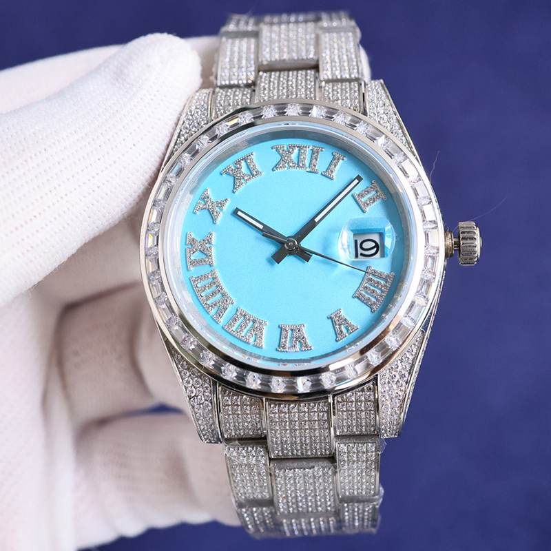 Diamond Watch Designer Watches Mouvement mécanique automatique Bracelet de mode étanche Sapphire Business en acier inoxydable 41 mm Wristwatch Mo
