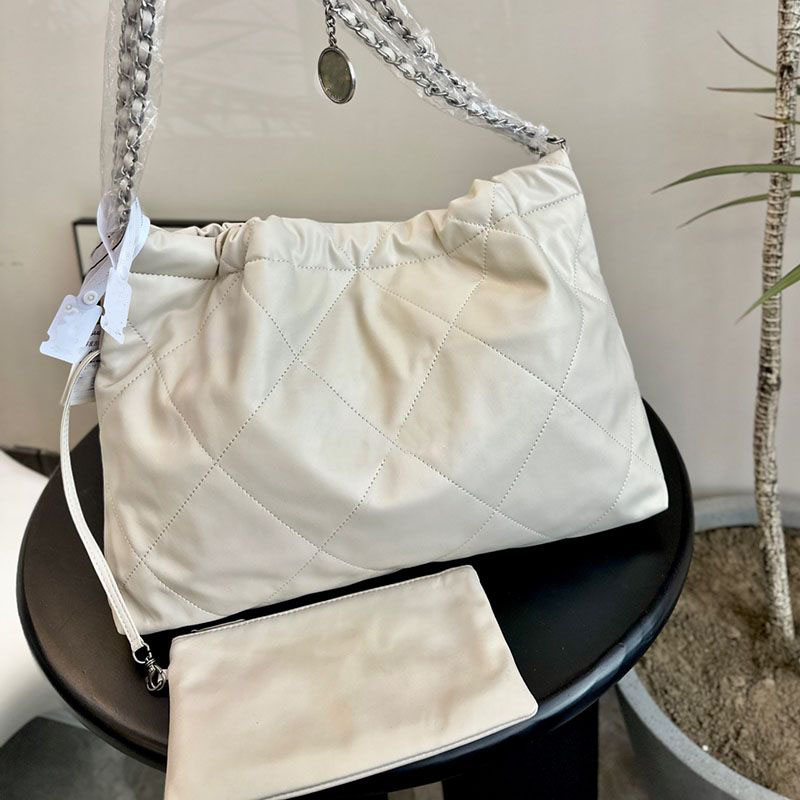 Designers bag Real leather Trash bag Woman Women luxurys Designers Shoulder bag Handbags Messenger Chain Bag Clutch Flap Wallet lady clutch Fortu-image-978185137