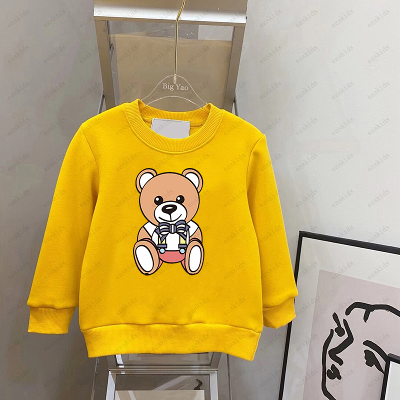 Kids Cartoon Clothes Children Cute Round Neck Sweatshirt Kid Autumn Hoodie Classic Boy Girl Hoodies Fashion Long Sleeve Printing Sweaters CXD2411-image-1048992077
