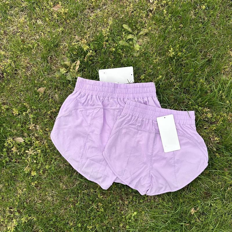 L2240 Mother And Kids Yoga Shorts Fitness High Waist Slim Quick Dry Breathable High Elasticity Nylon Material Sports Shorts Parents And Childern Clothing 