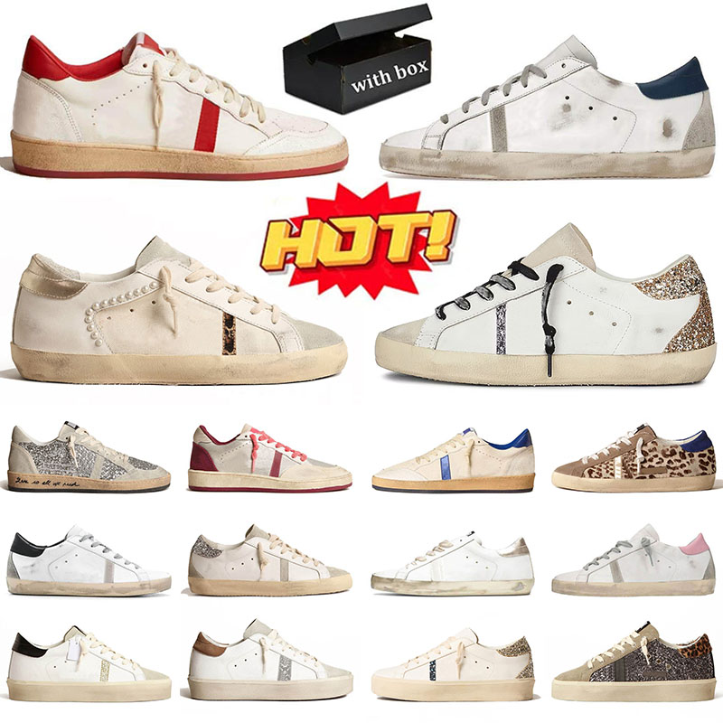 Golden Goose goldengoosesneakers golden goose sneakers golden goose goldenstar Royal Blue Grey Black White glitter star White Gold Sparkle[code ：
