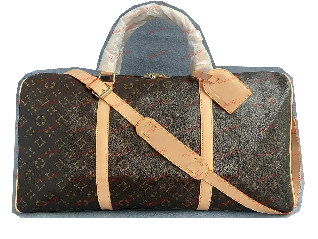 55 cm de créateur en cuir Men Sacs Sacs Sacs en cuir Sangs sur bagages Sport Packs d'extérieur Packs épaule Femmes Sac de voyage Sac de messager