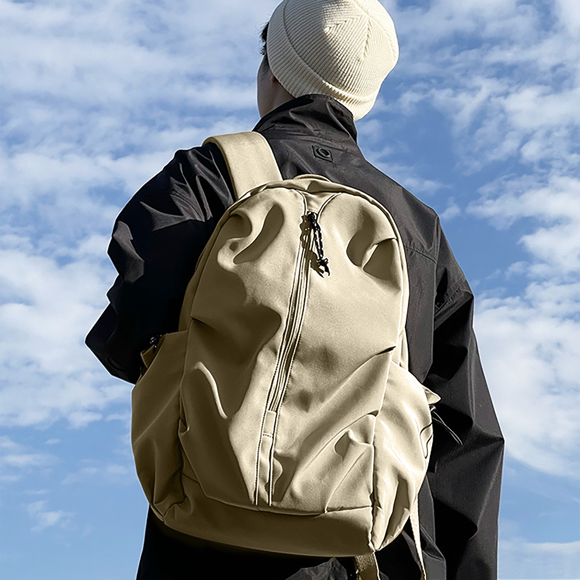 New Fashion Backpack Man Women High Quality Waterproof College Backpack Trendy Laptop School Bags Teenagers Boys Travel Backpack