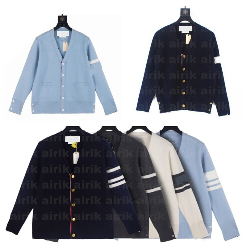 designer sweater Mens and womens autumn and winter cardigan Sweater coat V-neck thickened casual top sweater fashion coat size 1-4