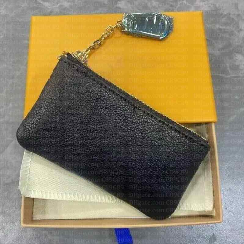 Designer Coin Purse With Box Dust Bags Womens Men Women KEY POUCH POCHETTE Fashion Handbag Women Mens Credit Card Holder Coin Purses Mini Luxury-image-907712129