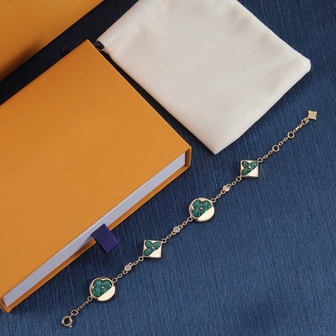 Designer de luxe Mère du bracelet de charme d'ormeaux de perle
