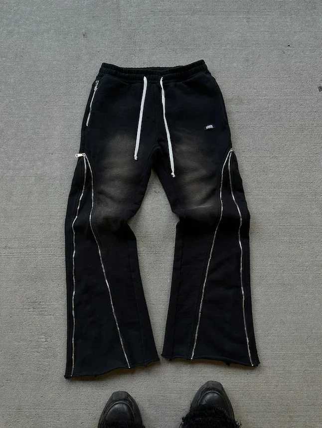 Men's Pants Baggy Casual Y2K pants retro hip-hop zipper cargo pants Sweatpants mens Harajuku womens letter jogging womens runners Strtwear T