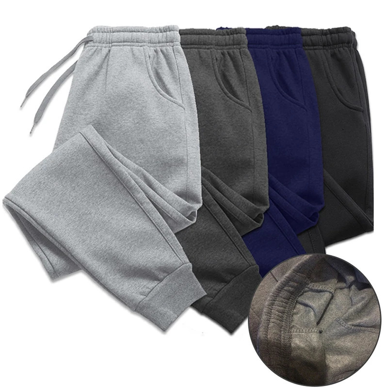 2024 Headset Printed Autumn And Winter Fleece Mens Trousers Fashion Drawstring Casual Pants Sweatpants Jogging Sports 241202Z