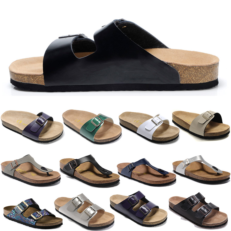 Hommes femmes pantoufles tongs flipples sandales de glissières décontractées chaussures pantoufles plates pantoufles Nouvelles femmes de liège de