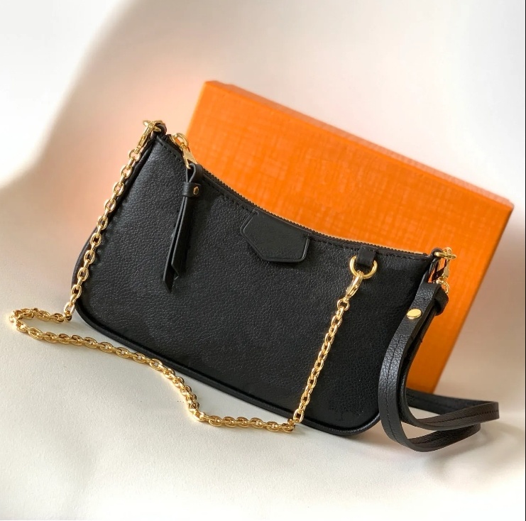 Designer Bag EasyPouchonStrap Purse Bag Tote Bag Clutch Purse Women Messenger Crossbody Chain Shoulder Bags Wallets Ripples Tote