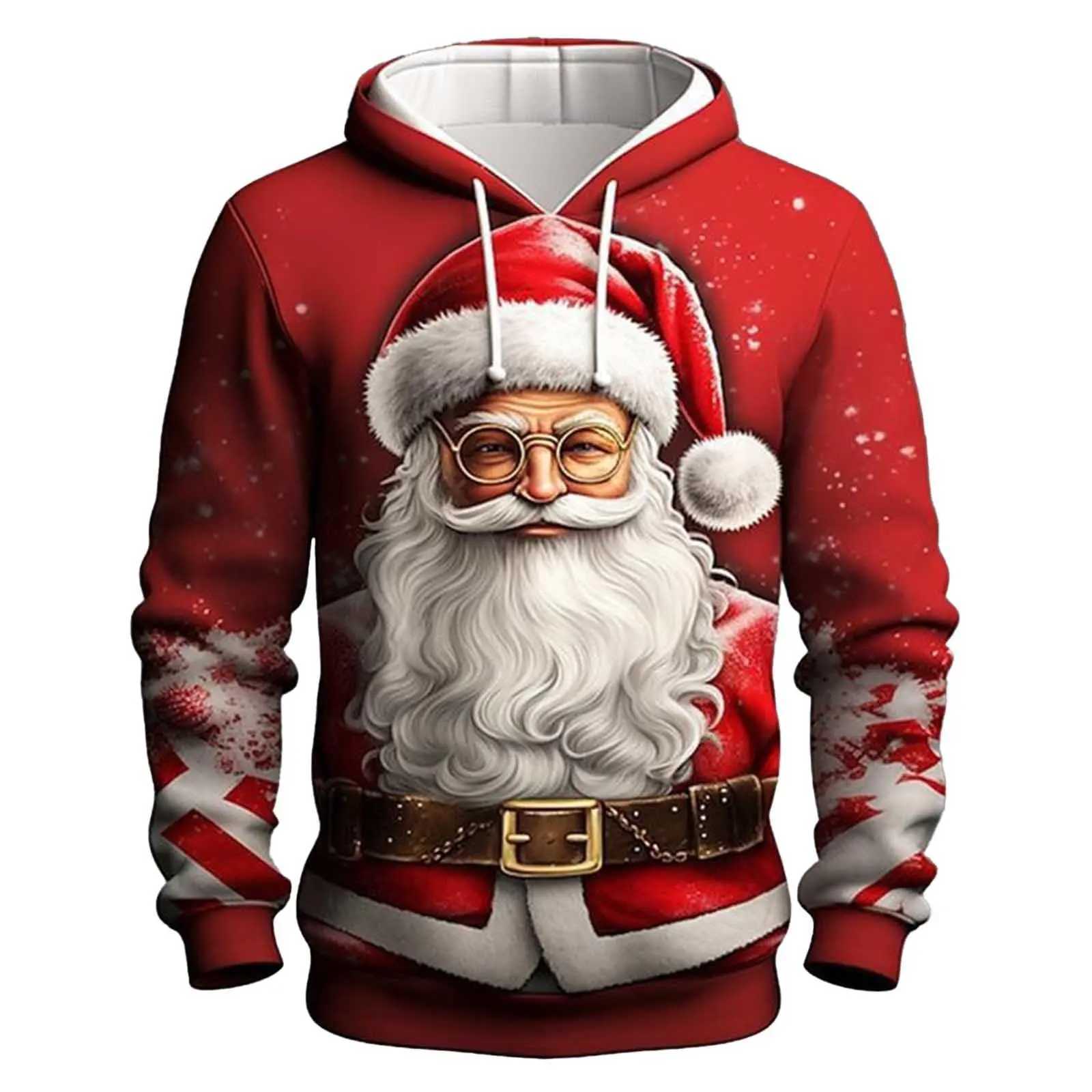 Drôle de Père Noël 3d imprimé sweat à swets de Noël hommes femmes nouveaux sweats à capuche harajuku titulations de tracks