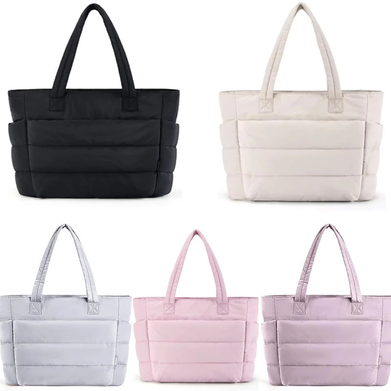 Handbag casual fashionable commuting shoulder storage bag simple moms outdoor bag large capacity travel and fitness womens handbag 241112ww