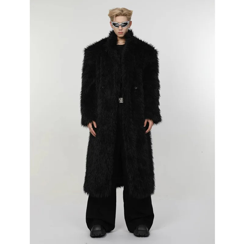 Veste pour hommes à la mode S-6xl Taille Lâche et chaude Velvet Hiver Veste d'hiver Sports extérieurs noirs et loisirs Long Park 241112