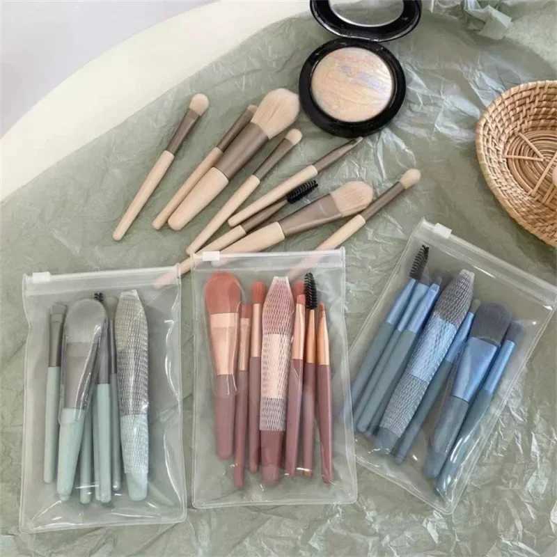 8 x Makeup Brush Set Makeup concealer Brush powder blusher eye shadow Blend Makeup Brush Soft Fluffy Makeup Brush Makeup Tool W241113