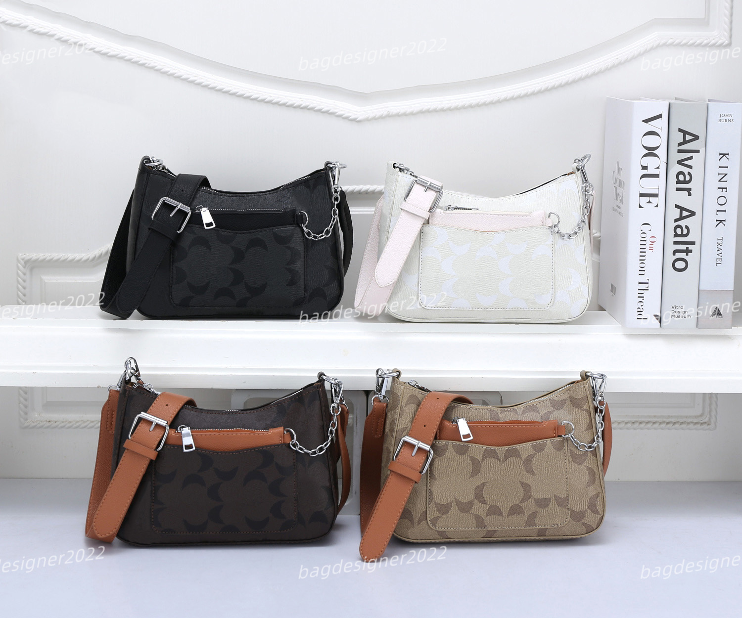 Spring New Shoulder Bag Underarm Bag Designer Handbags Luxurys Cross Body Bag Zipper Small Wallet Accessories Saddle Bags Women&#039;s Fashion Ba-image-964444736