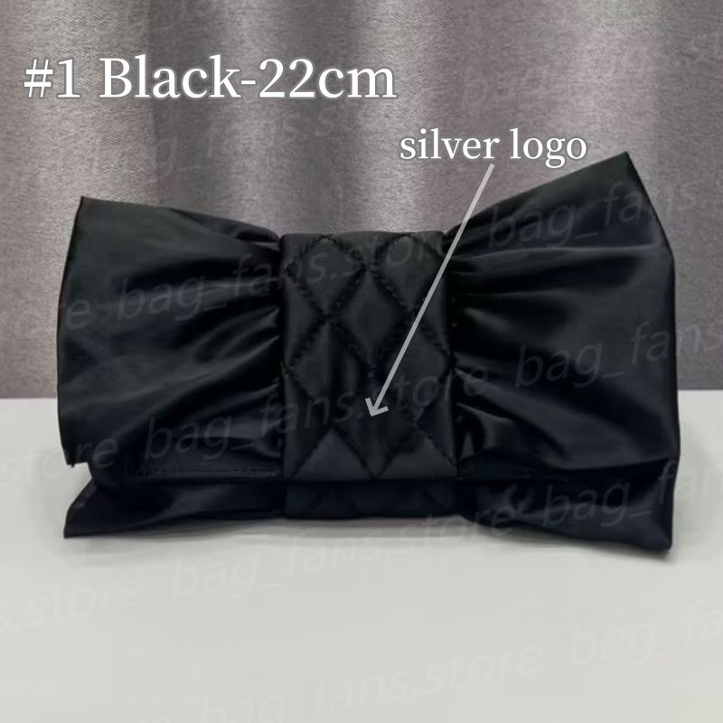 Fashion Designer Banquet Bags Women's Bow Handheld Bag with Chain Satin Handbag Envelope Bag 26450 27339-image-964657236