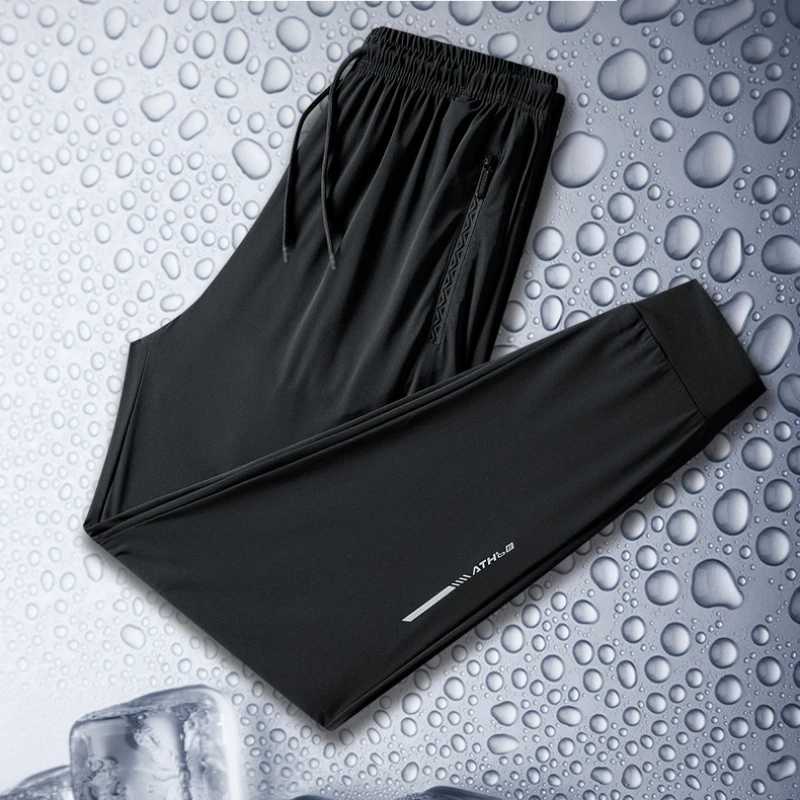2024 Pantalon décontracté d'été pour hommes de glace de glace confortable