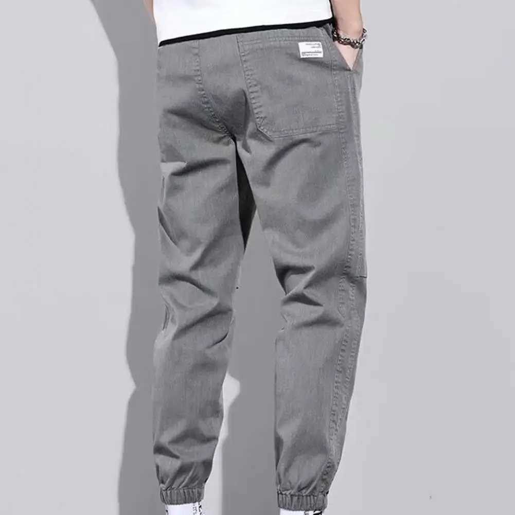 Pantalons de cargaison masculins colorasual pantalons lâches pantalons printemps d'été drstring pantalon cuit pour wearxj241112 quotidien
