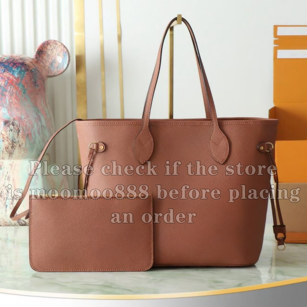 12A All-New Mirror Quality Designer Sac fourre-tout en relief en relief 31cm sacs à main moyen pour les femmes en cuir en cuir brun en cuir Brown