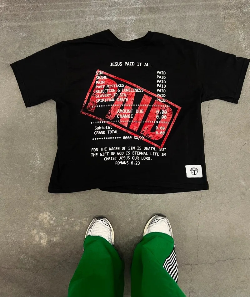 Men shirt High Street Vintage style alphabet print cotton short sleeve 2024 Y2k top Harajuku Hip Hop oversized T-shirt 241113
