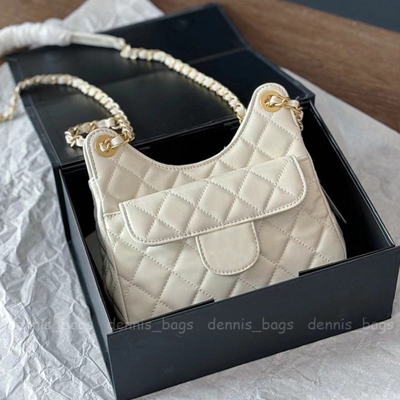 Fashion Designer Womens Crossbody Bags Leather High Quality Vintage Hippie Gold Coin Bag Luxury Chain Shoulder Bag 22cm-image-964568530