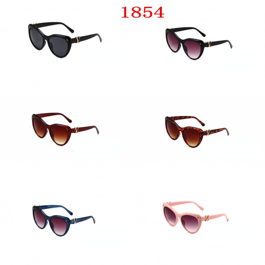 Unisex Designer Sunglasses 1854 New Large Frame Sunglasses Trendy Anti-ultraviolet Glasses-image-964600423