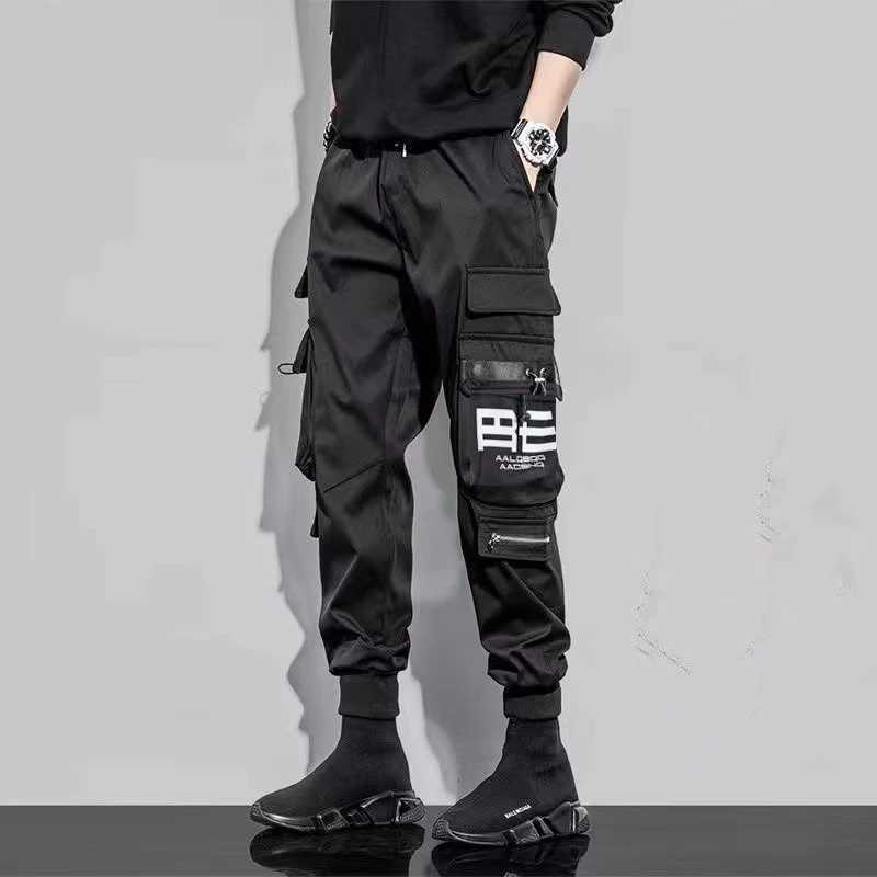 Classic Design LTI Pocket Cargo Pantals Mens Casual Fit Drstring Cargo Pantals / Joggers pour le printemps Summer Outdoorxj241112