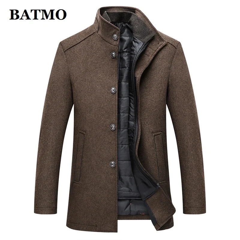 BATMO autumn and winter high-quality thick wool windbreaker for men mens wool jacket M-XXXL AL 01 241112