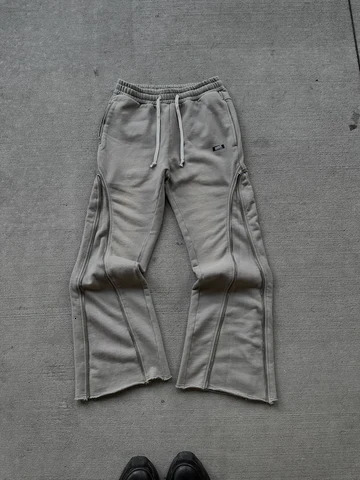 Y2K Streetwear Baggy Pants Retro Zipper Decorative Sports Pants Mens Harajuku Hip Hop Casual Street Jogging Trouser 241112