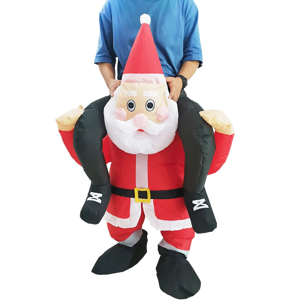 Arbre de Noël adulte Santa Claus Snowman Costumes gonflables Anime Mascot Party Cosplay Costume Dress Suit pour homme femme 241113