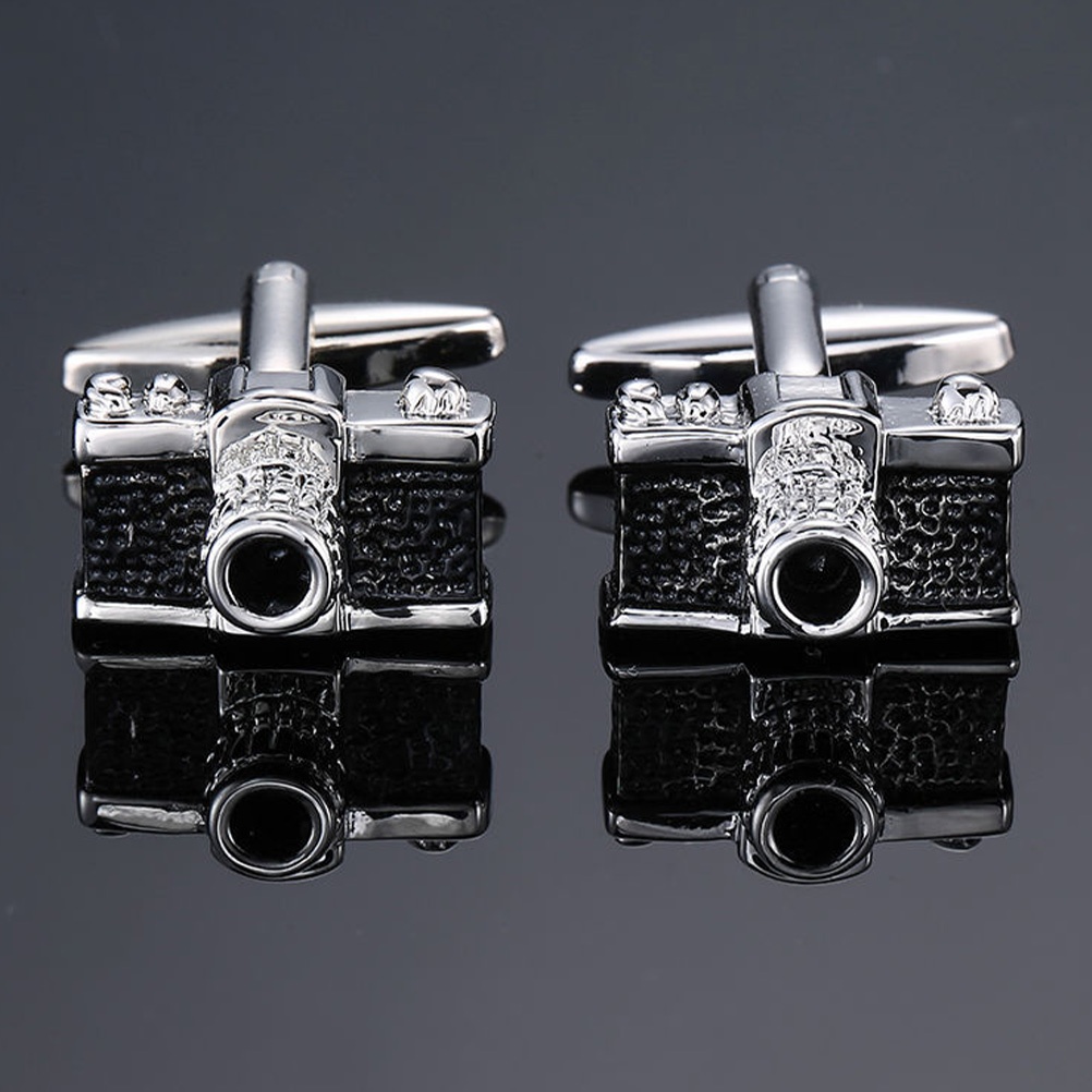 Men&#039;s French Cufflinks Stylish Cuff-links Male Clothing Ornaments Wedding Copper Studs-image-993891976