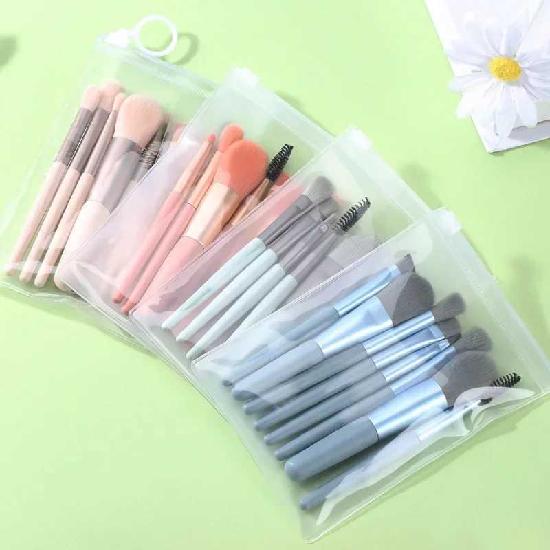 8-piece professional makeup brush set cosmetic powder eye shadow basic powder blusher mixed concealer cosmetic tool brush W241113