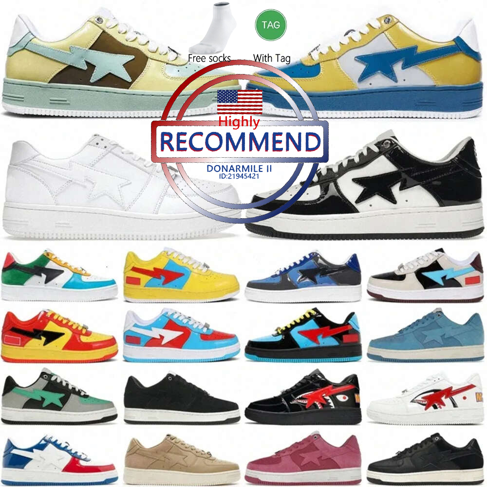 Gorilla Brand Stars Casual Designer Shoes Sk8 Sta Mens Red Blue Black White Pink Camouflage Skateboarding Jogging Men Women Sports Sneakers Train-image-964524070