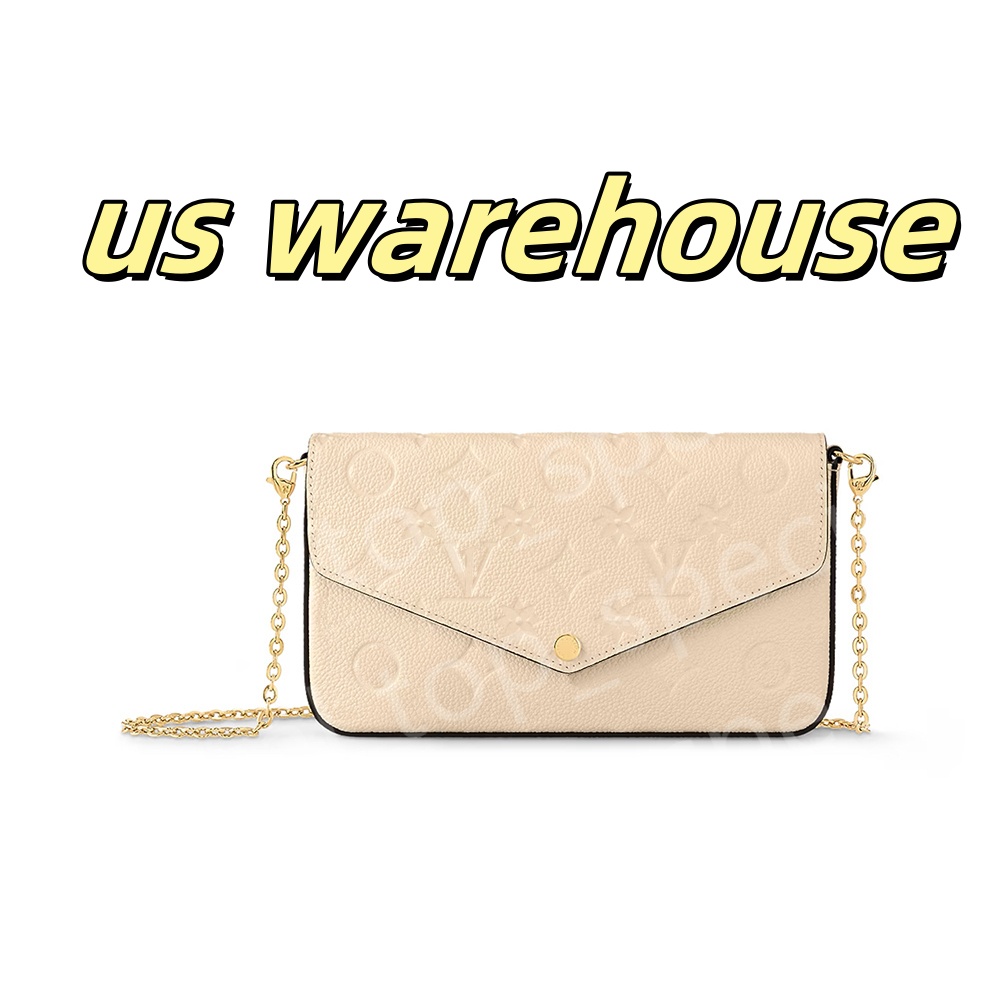 10a Luxury Designer Sac portefeuille sac de baguette sacs de luxe Chains Sling Handsbag de haute qualité Designers de corps cross