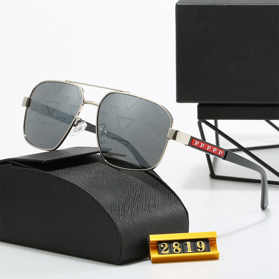 Luxury Sunglasses Designer Sunglasses for Men Women Fashion Sunglass Letter Legs Metal Frame Eyeglasses Round Frame Unisex Sun glass Polarized Li-image-964235498