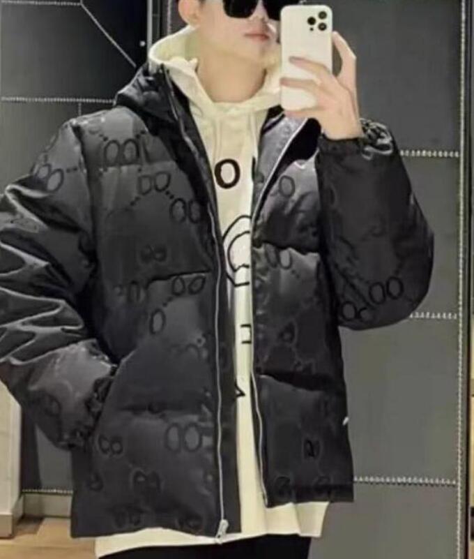 Mens designer down jacket Parka Womens black down jacket with hat Premium casual outdoor Winter warm thickened Khaki Brown designer coat for mens