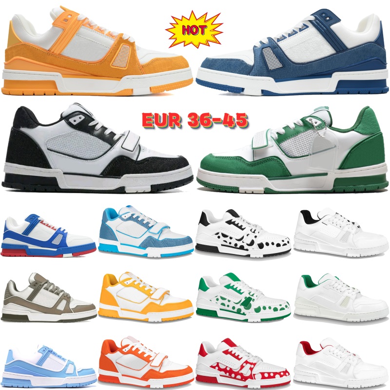 Nouvelles chaussures de basket-ball basse denim noir blanc bleu rouge gris yk yk baskets jaunes hommes brodés de sangle brodées plate-forme de ba