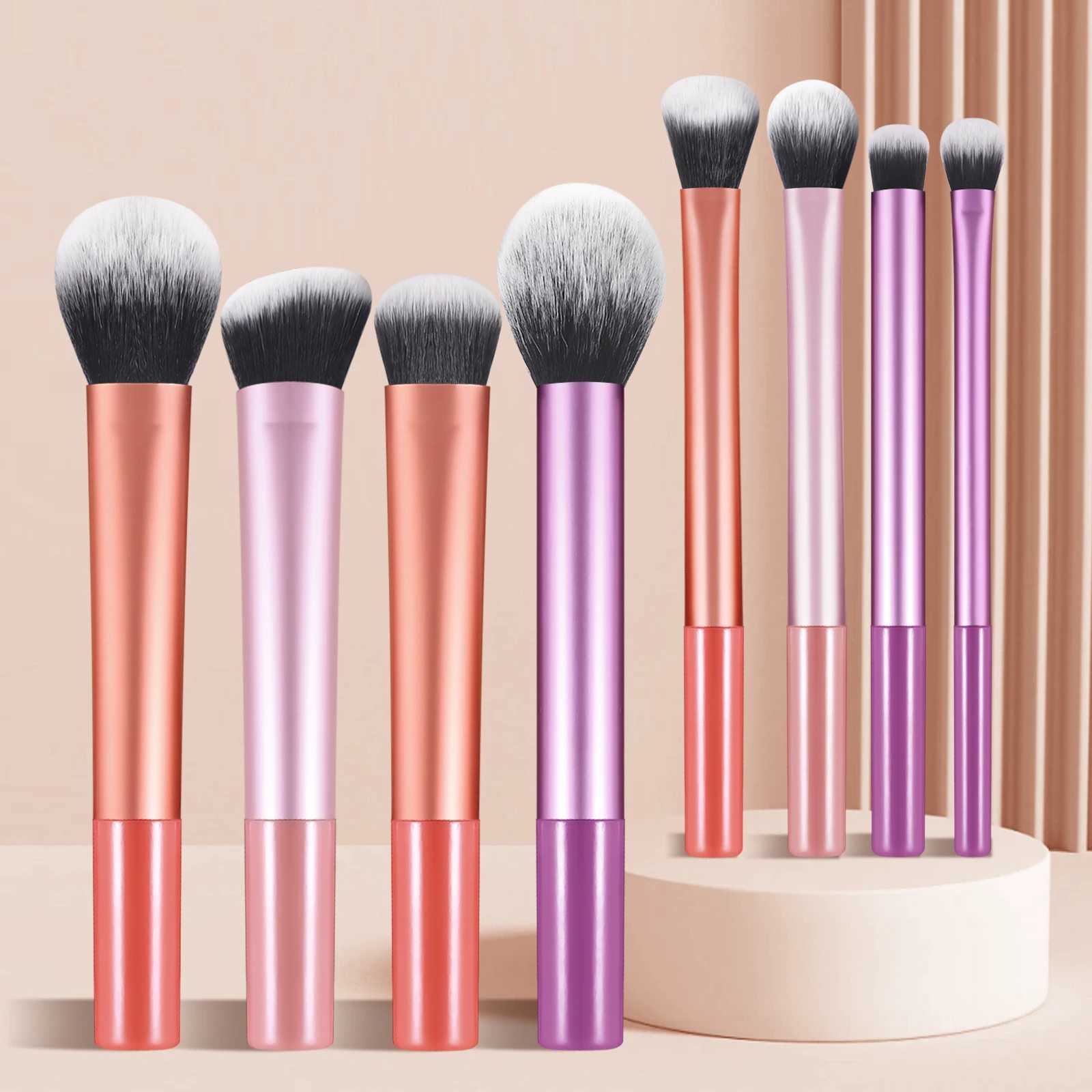 Makeup brush set 8 plastic daily portable multifunctional makeup brushes used for makeup W241113