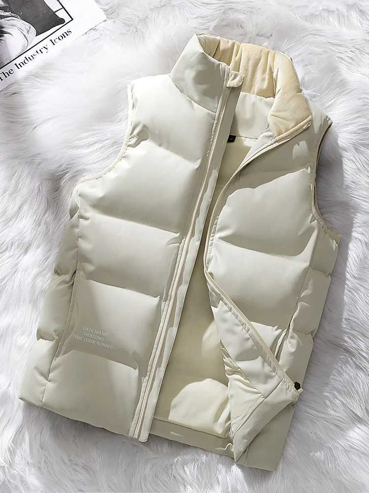 Winter 80% duck down pad warm vest mens waterproof sleeveless jacket ultra-thin suitable for casual inflatable Gilet Plus size 8xl 7xl vest W2411