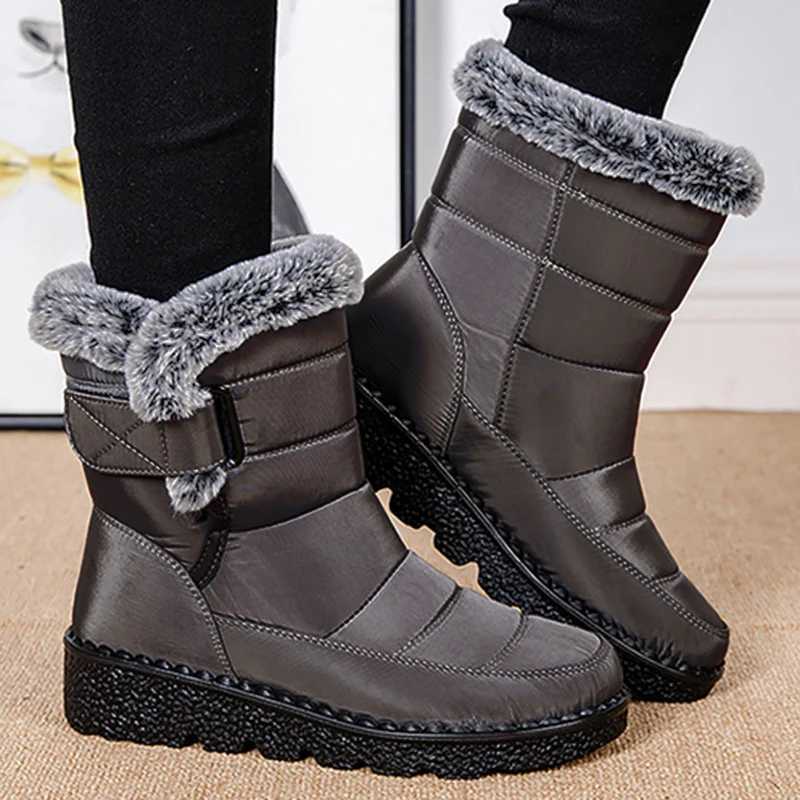 High Quality Warm Boots Snow Casual Shoes Warm Platform Womens Shoes Fi Medium Warm Boots New Winter Girls Boots Botas Mujer T241113