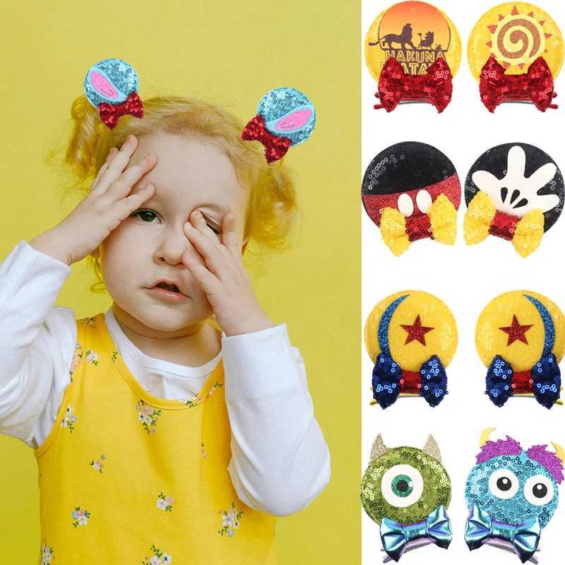 Clips d'oreille de paillettes de Noël pour les filles Voyage de vacances Sparkling Hair Childrens anniversaires par bricolage Accessoires de chev