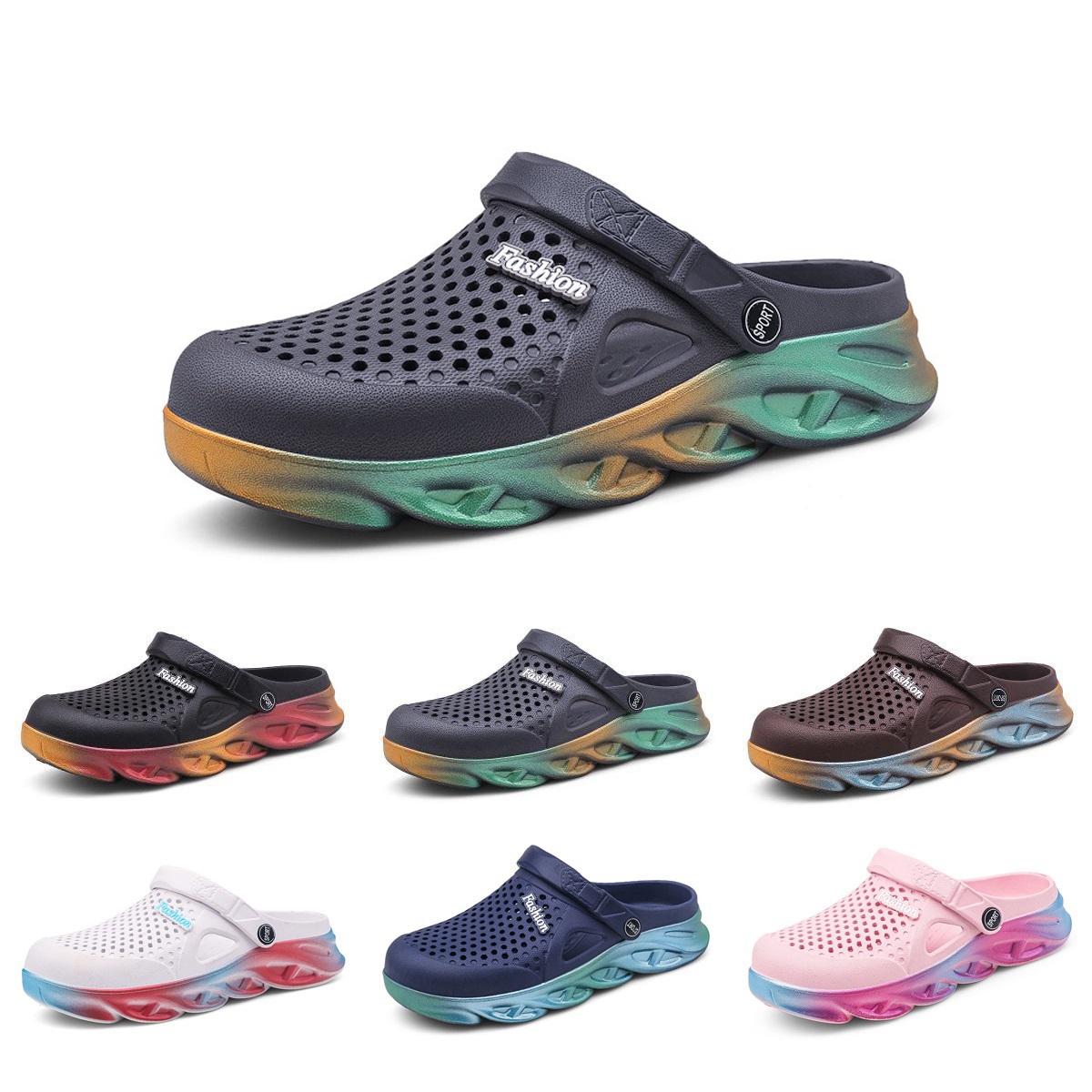 chaussures de créateur pantoufle sandale été femmes hommes Med à semelles épaisses flip chaussures de plage à semelles épaisses Scuffs Classics s