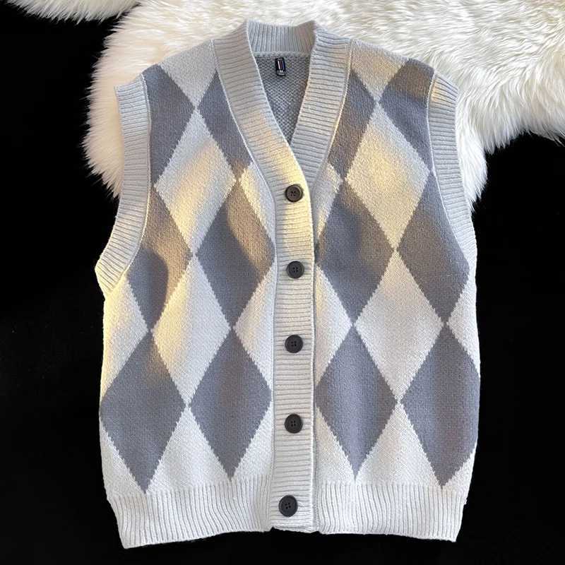 Mens Automne et hiver Nouveau pull de model Viete de mode High-Quality Tristhed Casual Conforth Day Loose Mens Pull W241113