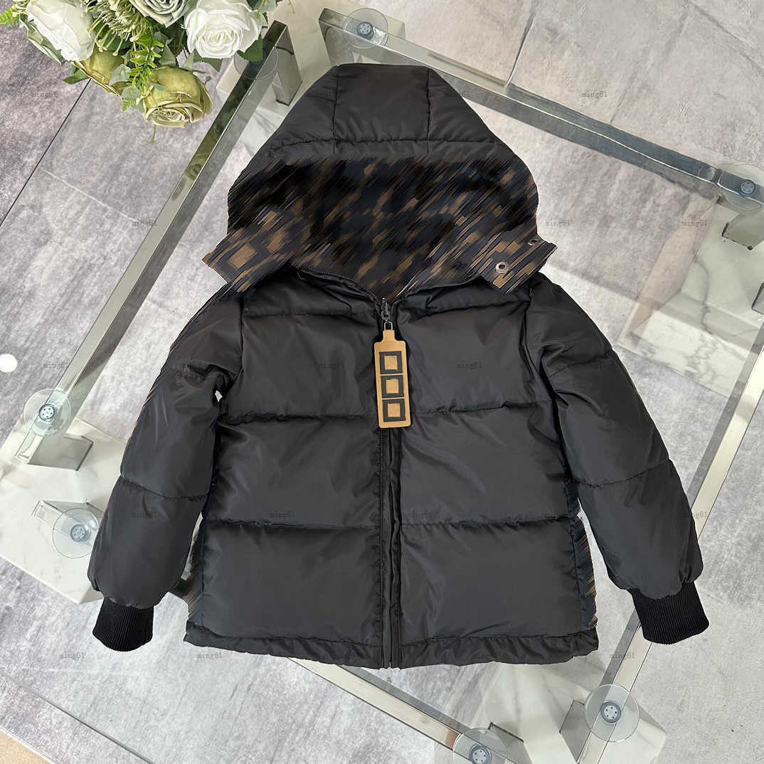 Brand kids down coat Splicing design baby Jackets kids designer clothes Warm clothing High quality winter boys girl Outwear A974X27N228