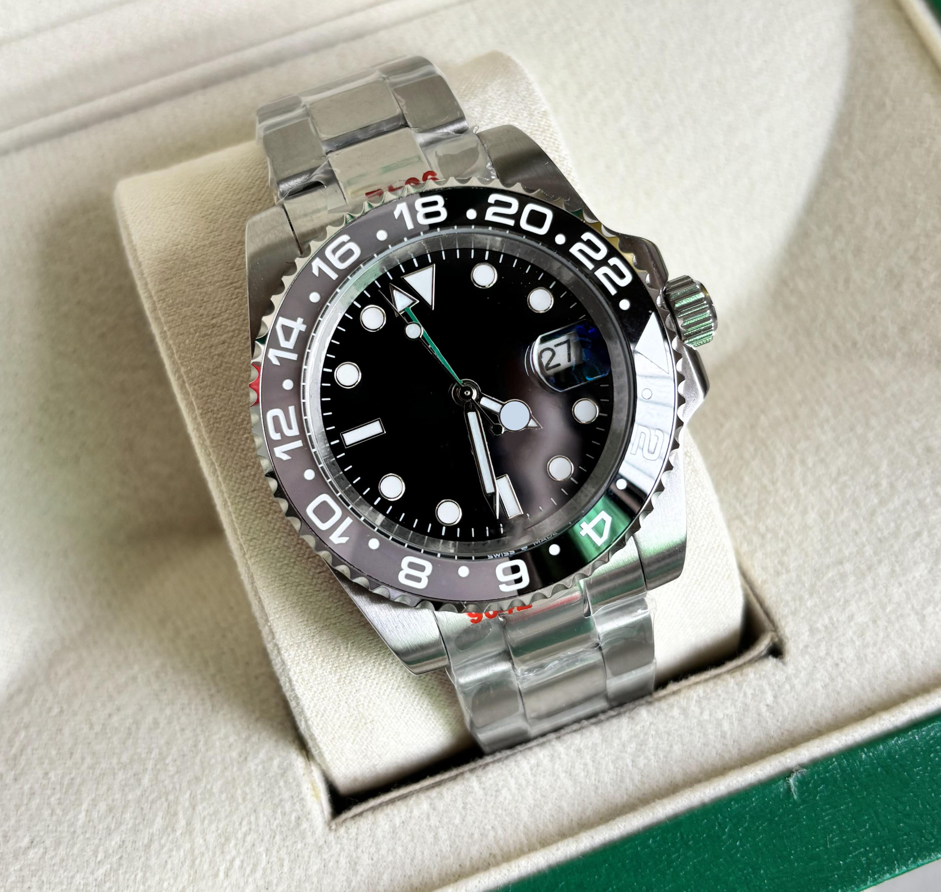 2024 Ceramic Bezel Mens watches 41MM Automatic 2813 Movement Watch Luminous Sapphire Waterproof Sports Self-wind Fashion Wristwatches montre de l-image-965129514