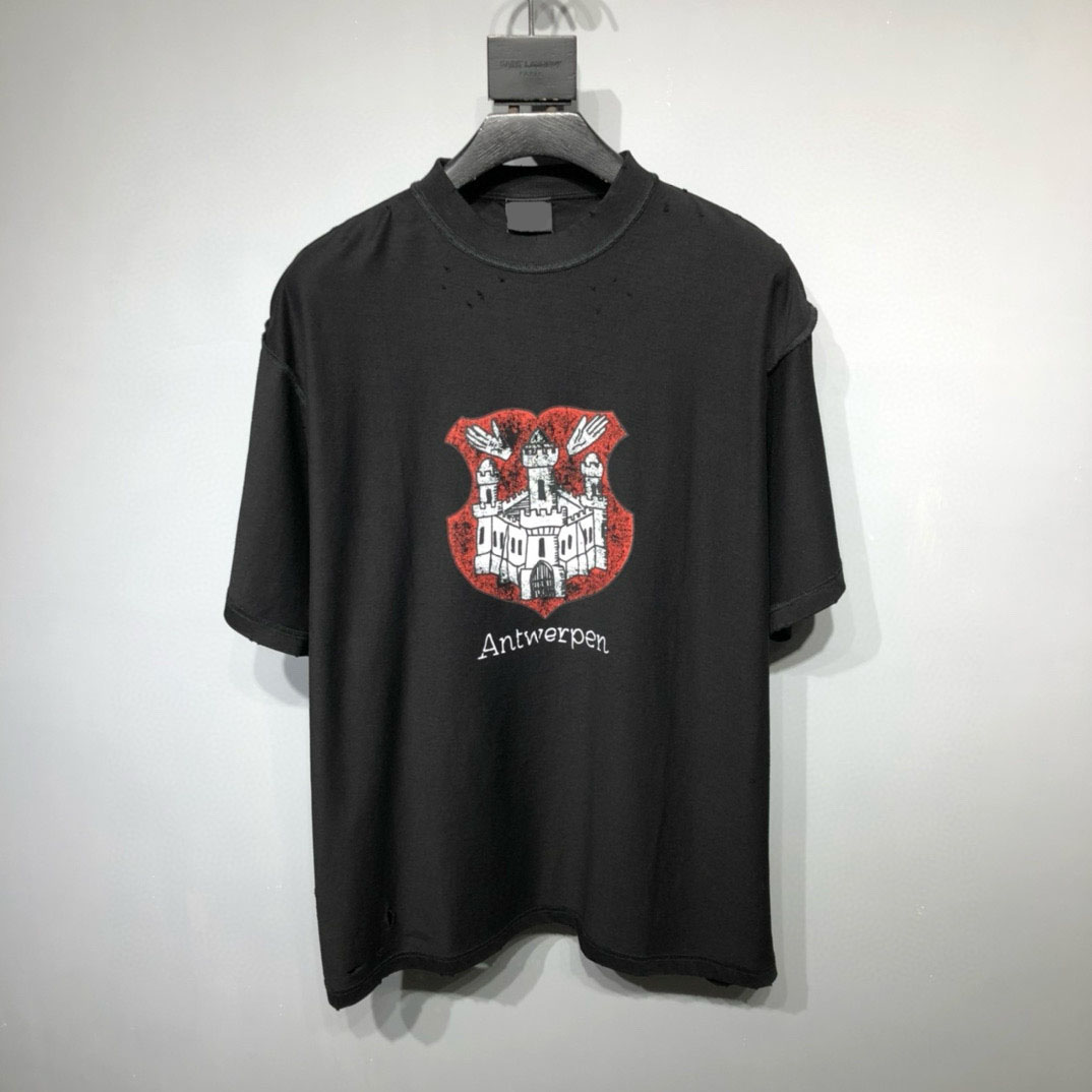 Men's Plus Tees & Polos Round neck embroidered and printed polar style summer wear with street pure cotton 113g3-image-855764010