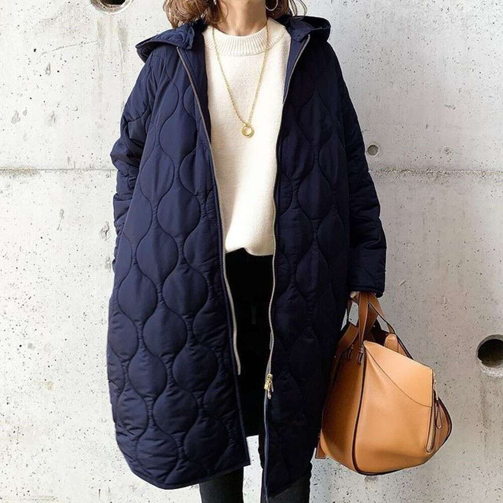 4 couleurs 2024 Automne et hiver Nouvel article Diamond Grid Coton Cotton Veste Veste femme
