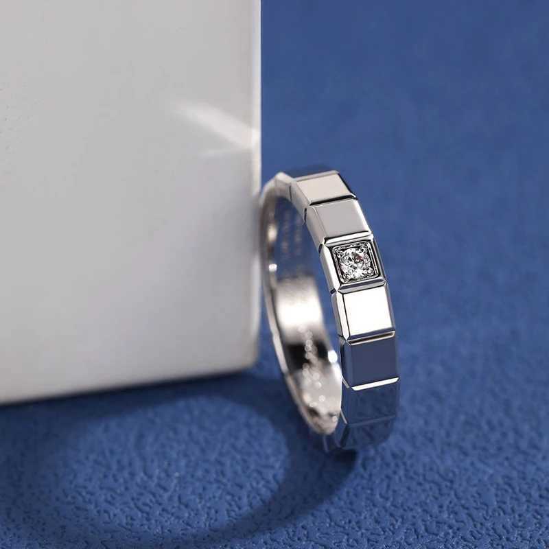 Anneaux de bande de style glace de haute qualité anneau de style pur argent sculpté à la queue mince joint de queue femme bijoux J241109
